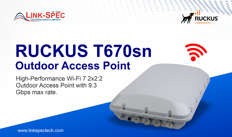 RUCKUS T670sn Outdoor Access Point