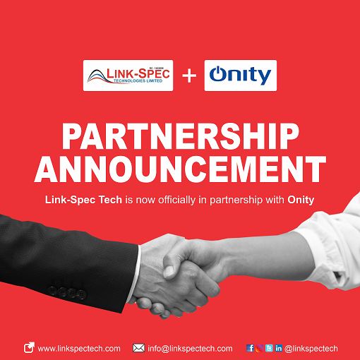 Partnership between Onity and Link-Spectrum Technologies Limited